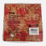 Stewo Switzerland Red & Gold Damask Napkins 20 Count Swiss Design NIP Luxurious