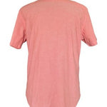 Banana Republic Men's Slim Fit Coral Pink Chambray Short Sleeve Shirt L VG