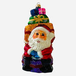 Santa Ornament CHRISTOPHER RADKO Glass Christmas Ornament Xmas Ornament Art