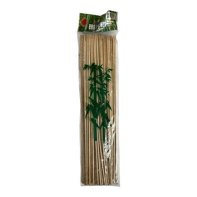 Bamboo BBQ Skewers Grilling Sticks Kabob Sticks New Sealed 12" NIP