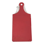 Cooking Concepts Red Paddle Cutting Board Heavier Weight Dishwasher Safe New