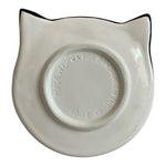 2001 Bandwagon Ceramic Cat Coasters Set of 2 Vintage Kitty Drink Holders VG