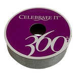 Celebrate It 360 Silver Glitter Nylon Ribbon 7/8in x 5yd New