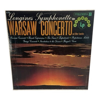 Longines Symphonette Warsaw Concerto Harmony HL 7156 Classical LP Vinyl G/G+
