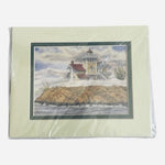 Mark Sherman East Brother CA Lighthouse Print Signed Numbered w/ Certificate NIP