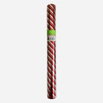 Holiday Foil Gift Wrap Candy Cane Stripe Red Silver 40 Sq Ft Roll NIP