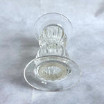 Vintage Candle Holder Double Pack Bubble Glass Candle Holder Glass Candlestick