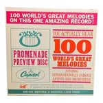 LP The Promenade 100: Excerpts From 100 Great Melodies Vinyl Record