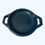 COPCO Blue Enamel Cast Iron Casserole Baker With Lid Dutch Oven Pot 4.25”x9”