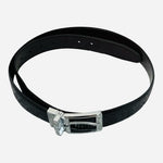 Ben Hogan Men’s Reversible Black Croc Bonded Leather Belt Size 40/100 VG