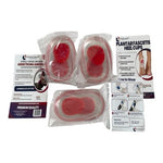 Armstrong Amerika Plantar Fasciitis Gel Heel Cups Silicone Size S 3 Pair NIB