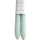 Mo & Co Home Dipped Beeswax Taper Candles Powder Blue 10" Set of 2 New