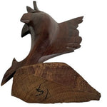 Vintage Ironwood Figurine Wooden Hand-Carved Swordfish Marlin Statue