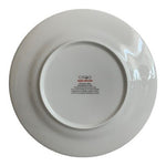 CIRCA Poppy Silhouette Salad Plates Set of 6 Red Floral 8” White Porcelain Plate