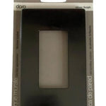 Lutron Claro Gloss Black Wallplate Lot of 2 Single Gang No Screws NIP