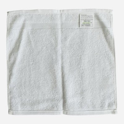 Grandeur Hospitality Face Towels 13x13 OEKO-TEX Made in Green 7 Pc Set NWOT