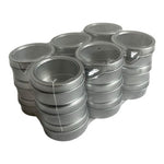 Brother Sister Design Studio Silver Round Favor Tins 18 Count Food Safe New