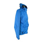 Women's Blue Waterproof Rain Jacket Size M Hooded Windbreaker Winter Sports NWOT