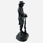 Vintage MONFORT Western Sculpture Native American Indian Figurine 10 Statue Rare