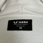 ASRV Men's White Tech-Terry Training Hoodie Water-Repellent Pullover Size XS VG