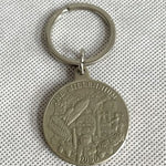 Vintage 2000 Millennium Key Chain Key Ring Full 2000 Calendar Very Good