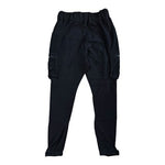 ASRV Cargo Joggers Black Velvet Tapered Slim Fit Men's Size S Multi-Pocket VG
