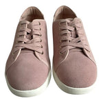 Vionic Sunny Brinley Blush Pink Suede Lace-Up Comfort Shoes Women Size 11 EXC