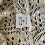 Bohme Crochet Pants Women’s Beige Full Length Boho Pants Size M NWT