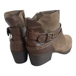 SONOMA Brown Suede Ankle Boots Booties Women's Size 8M