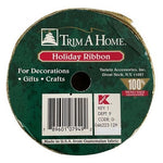 New Trim A Home Gold Mesh Holiday Ribbon with Wire Edge 2" 18ft Gift Decoration