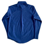 CHAPS Boys Dress Shirt Blue Stretch Button Down Long Sleeve Classic Size 8 NWOT