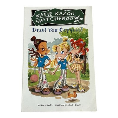 Katie Kazoo Switcheroo #7 Drat You Copycat Nancy Krulik Paperback 2006 G+