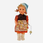 M.I. Hummel Goebel Vintage Vinyl Doll Girl Figurine with Tag Made in Germany