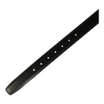 Perry Ellis Portfolio Men's Black Leather Double Stitch Dress Belt Size 36 EXC
