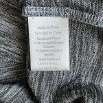 Porridge Womens Size M Metallic Silver Knit Sleeveless Crew Neck Top