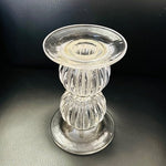 Vintage Candle Holder Double Pack Bubble Glass Candle Holder Glass Candlestick