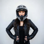 Icon Airflite Pleasuredome Redux Full Face Motorcycle Helmet DOT Certified VG