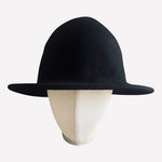 Vintage Lids 100% Wool Felt Bucket Hat Black Tall Crown One Size Unisex EXC