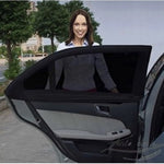 Rear Window Sun Shade UV Block Cover Car Kids 36x23" Set of 2 Large Square VG