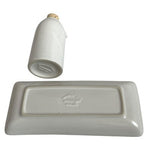 Dudson Evolution Purl Oil Vinegar Bottle 5 & Tray 8.5 Set Off White Ceramic New