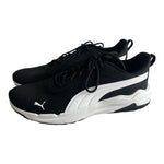 Puma Zip C Black White Lace Up Running Shoes Sneakers Mens Sz 12 NIB