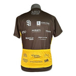 Primal Padres Pedal the Cause Cycling Jersey Men's Brown Full Zip Size L NWOT