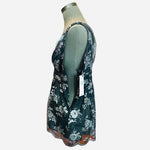 DKNY Donna Karan Women's Silver Gray Lace Sleeveless Blouse 14 Lined NWT $145
