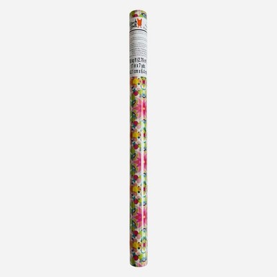 French Bull Geometric Kaleidoscope Gift Wrap Roll 30 sq ft New Sealed