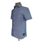 Men's Calvin Klein Jeans Surf The Web Denim Button-Up Shirt S NWT