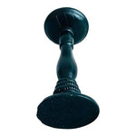 10" Black Ceramic Pillar Pedestal Candle Holder Elegant Home Decor