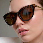 Prive Revaux The Kiki Tortoise Shell Brown Polarized Sunglasses Case Cloth