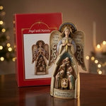 12" Resin Angel Nativity Figurine Trust In The Lord Wing Sculpture NIB Christmas