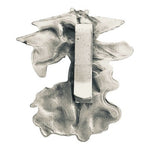 Bliss St Michael Archangel Visor Clip Antique Silver Pewter USA Auto New