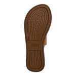 Reef Women’s Camel Brown Leather Slide Sandals Flats Size 9 New With Defect